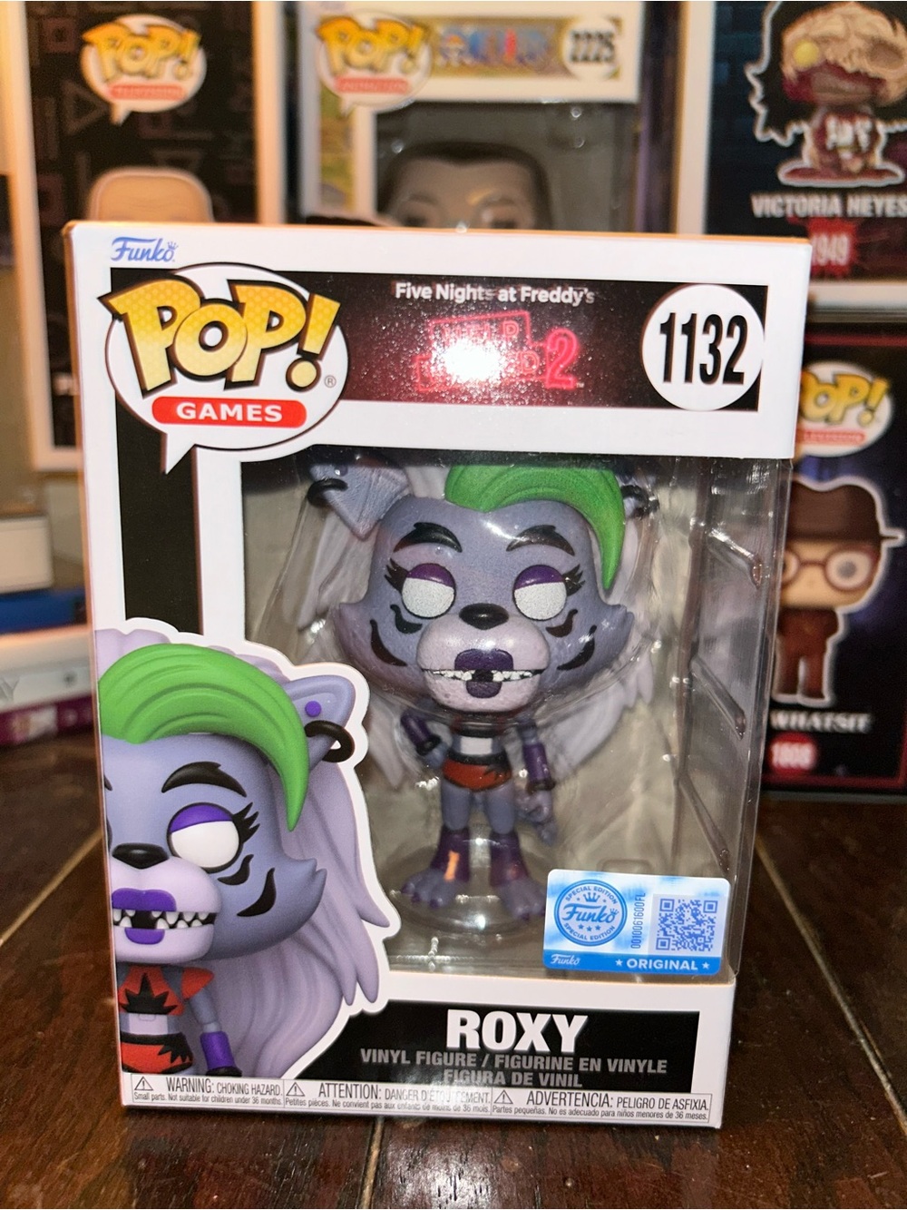 Funko Pop! Games Roxy Vinyl Figure - Purple & Green